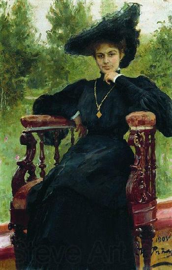 Ilya Yefimovich Repin Portrait of actress Maria Fyodorovna Andreyeva